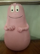 Plastoy, Große, ältere Barbapapa - Spardose Sparschwein ca. 20 cm, Rosa