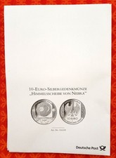 10 € Silbergedenkmünze Himmelsscheibe von Nebra, Ag 925/100, 18g, ST,  Umschrift