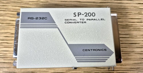 Serial parallel centronics - serial, to