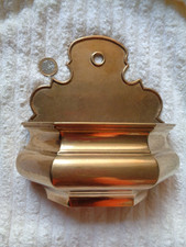 MESSING Weihwasser Wandkessel