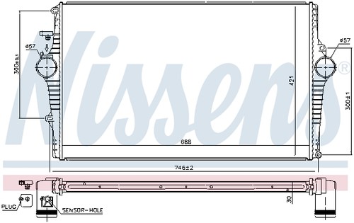 Nissens 969001 ladeluftkühler - 969001,