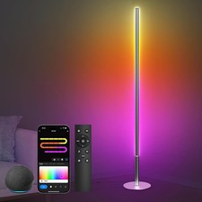 Yicenscoltd LED Stehlampe Eckleuchte RGBCW WiFi Dimmbar Smart App Google Alexa