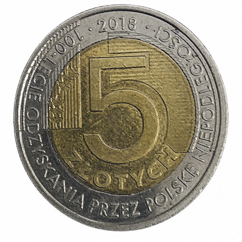 Polen zlotych 2018 100th - polen, 5