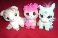 Zuru Pets Alive 3 Stofftiere m. Funktion: Katze, Lama, Einhorn