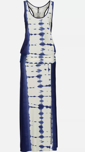 Sommer maxi kleid beinschlitz - maxi,