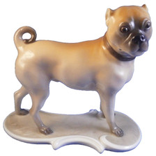 Nymphenburg Porcelain Pug Dog