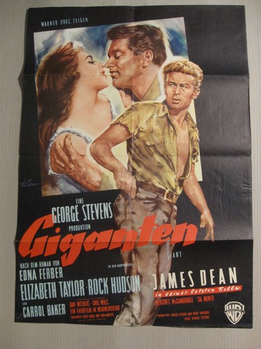 Giganten filmplakat plakat - giganten,