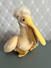 Steiff Pelikan Plüschtier ca. 23cm mit Knopf