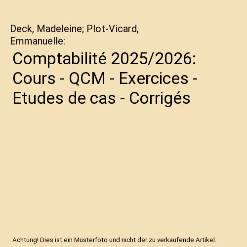 Comptabilité 2025 2026 cours - 2025/2026:,