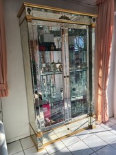 antike Hochwertige glasvitrine