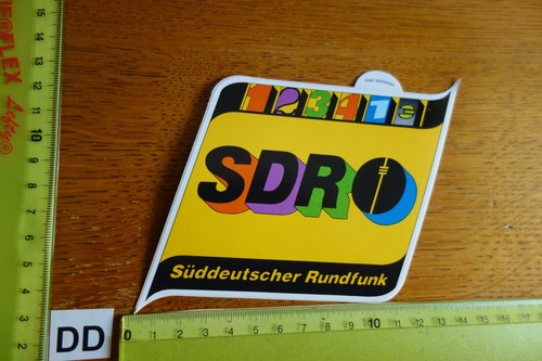 Alter aufkleber radio sat - tv,