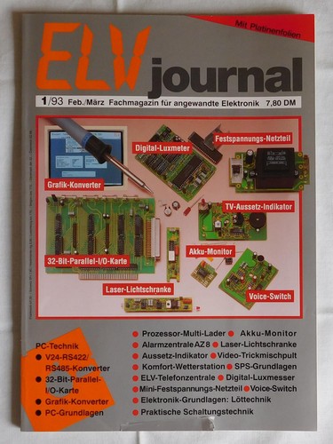 Elektronik zeitschrift elv - elektronik-zeitschrift,