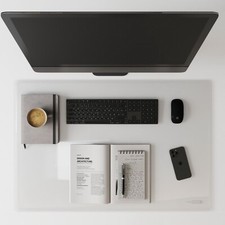 Schreibtischunterlage transparent | matt | 50x70 cm |  | rutschfest top Qualität