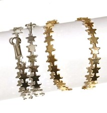 Creolen Sterne goldf oder