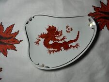 Handgemaltges Porzellan, Zierteller mit Drache Ming Motiv & Goldrand