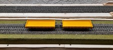 2x Märklin H0 Niederbordwagen
