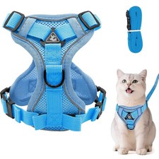 Katzen Geschirr Set Hellblau