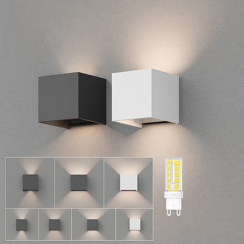 Led wandlampe außenleuchte - led,