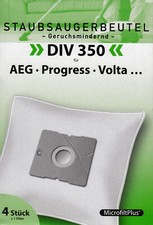 4 Staubsaugerbeutel DIV 350 +