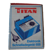 Titan Elektronik Schnellladegerät 688 Transformator Trafo  Zubehör wie NEU OVP