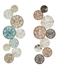 3D Wandbild 33x87cm Ringe