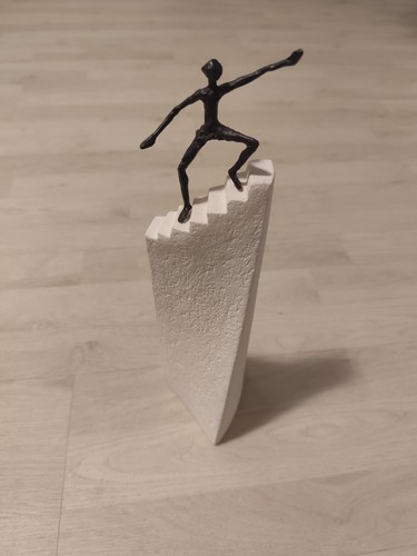 Bronze skulptur die stufen - bronze,