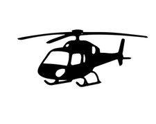 Aufkleber Helicopter Hubschrauber Car Auto Sticker Tuning JDM Decal LKW 
