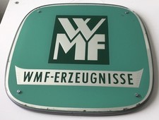 WMF Glas Spiegel Werbeschild