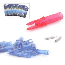 Jagd leuchtende beleuchtete LED-Pfeil-Nockschwanz für 6,2 mm Pfeilschaft 12Stück