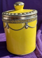 Alte Keramikdose Deckeldose