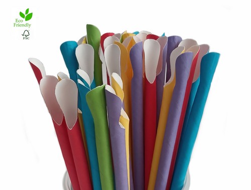 Löffel bio papier trinkhalme - bio,