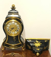 Seltene Antik Zenith Neuenburger Wanduhr, Tischuhr 45 cm Hoch mit Schlüssel