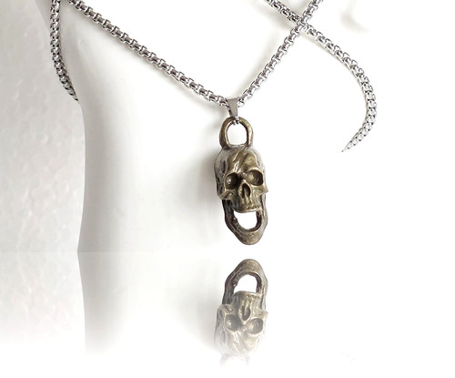 Laughing skull with lightning - laughing,