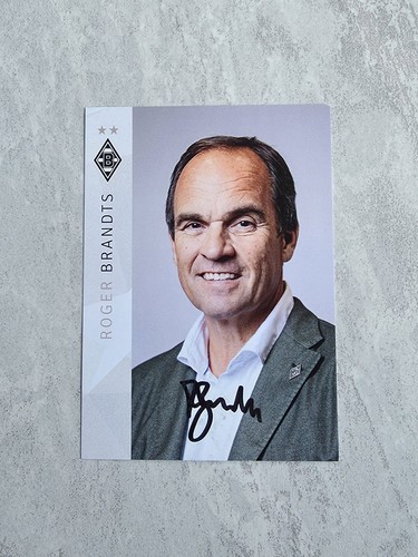 Roger brandts autogrammkarte - roger, /