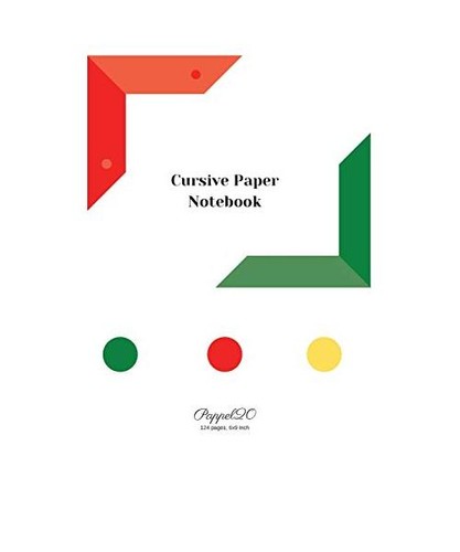 Cursive paper notebook white - paper, notebook|