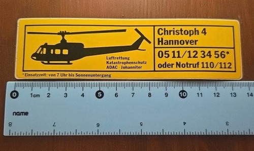 Adac luftrettung aufkleber - aufkleber, *