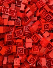 LEGO® 50x Steine Basic Brick 1x1- 3003 - Grundsteine Rot