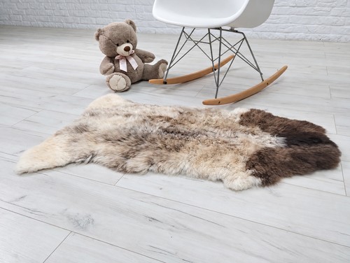 Echtes lammfell teppich creme - echtes,