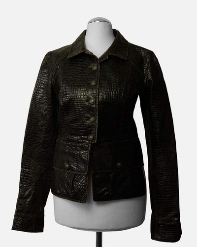 Chanel lederjacke kroko - lederjacke,