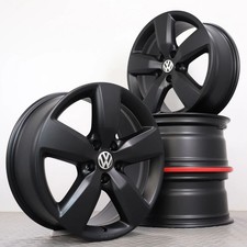 Alufelgen 19 Zoll VW  T5 T6 T6.1 Original Felgen Aragonit 8x19 ET43 schwarz matt