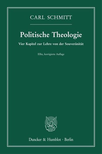 Politische theologie carl - theologie.,