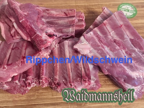 Wildschwein rippchen 1000g - wildschwein,