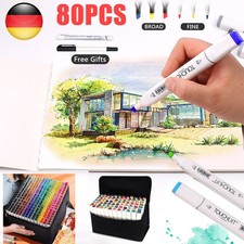 80 Tlg Filzstifte Set Marker