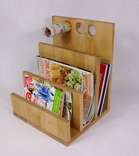 Zeitungsständer Zeitungsablage Zeitschriftenhalter Buche Holz Handarbeit Halter