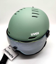 Uvex Wanted Visor Skihelm Unisex - mit Visier - Navy Matt, 54-58 cm