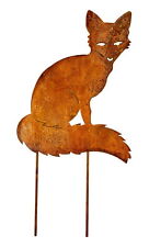Edelrost Gartenstecker Fuchs