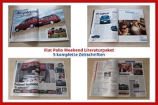 Fiat Palio Weekend Literaturpaket - 5 komplette Zeitschriften