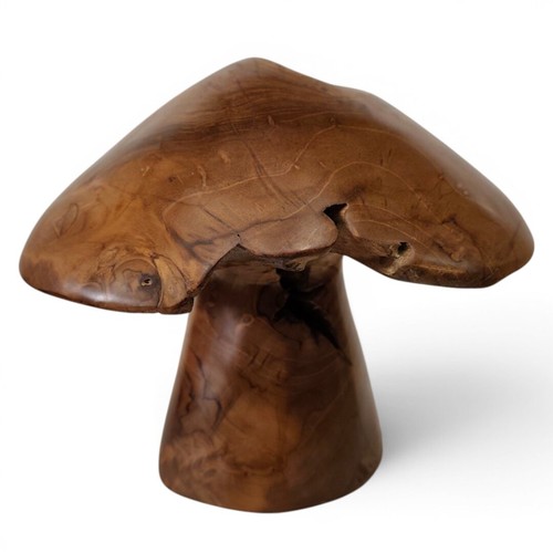 Pilz skulptur holz teak - pilz,