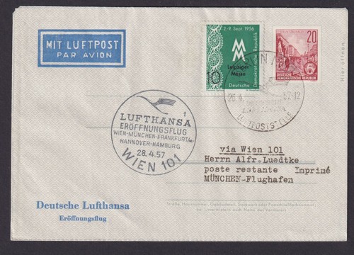 Flugpost brief air mail - flugpost,