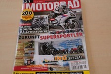 1) Motorrad 21/2011 - Ducati Streetfighter 848 mi - Suzuki B-King LKM mit 203PS
